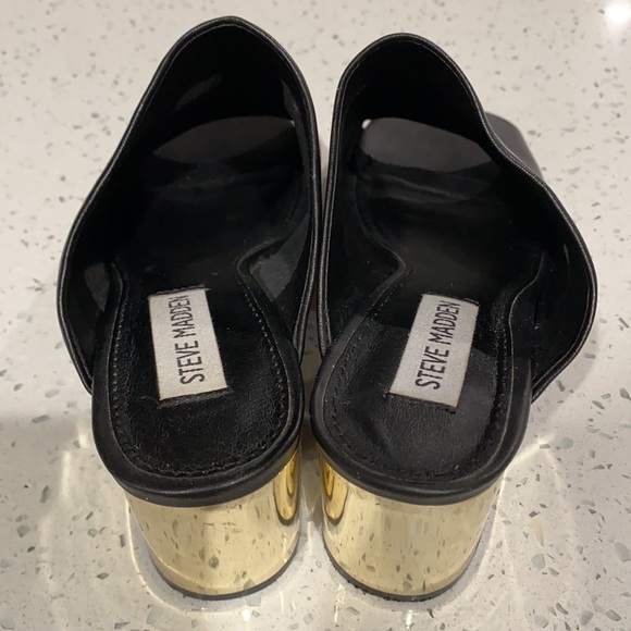 Steve Madden Infinitm Mule w/ gold heel - Picture 9 of 11